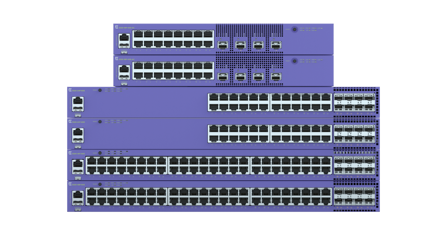 5320 Universal Switch, 16,24 & 48-port gigabit stackable switches