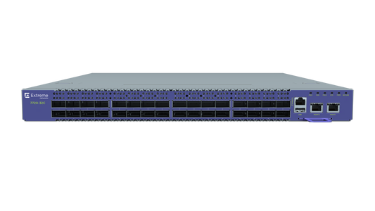 7720 Universal Switch, 32-port 100Gb stackable switch for core and aggregation applications