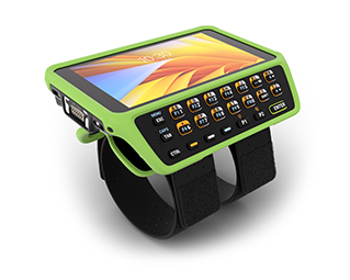 WT6400 Wearable Terminal, Touch Display and Keyboard, Extended Battery (5000mAh), 6GB RAM/64GB Flash, 13MP Side Camera, Rugged Connectors, US, Canada, Puerto Rico. Operating temp -30C/-22F to 50C/122F. Mounts must be ordered separately.